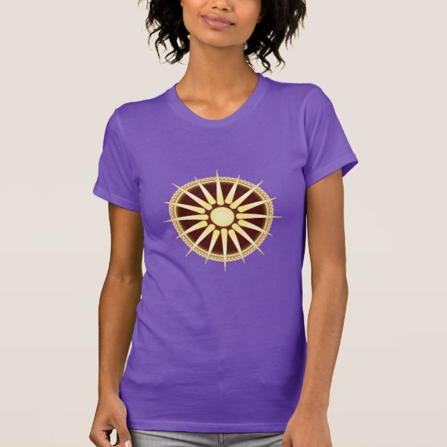 Camiseta de mujer Vergina Sun ( versión 3 ) (Anverso)