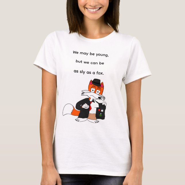 Camiseta de mujer - Zorro Fugitivo (Anverso)