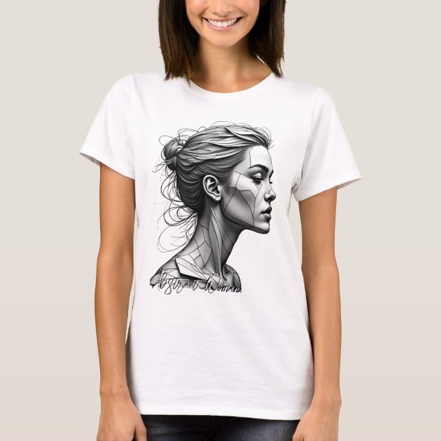Camiseta de mujeres abstractas (Anverso)