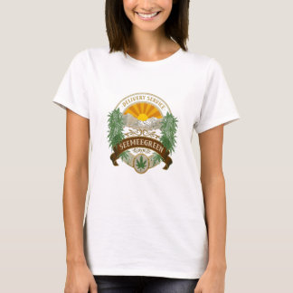 Camiseta de mujeres aparentemente verdes