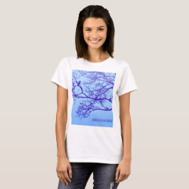 Camiseta de mujeres asesinadas en el suburbano