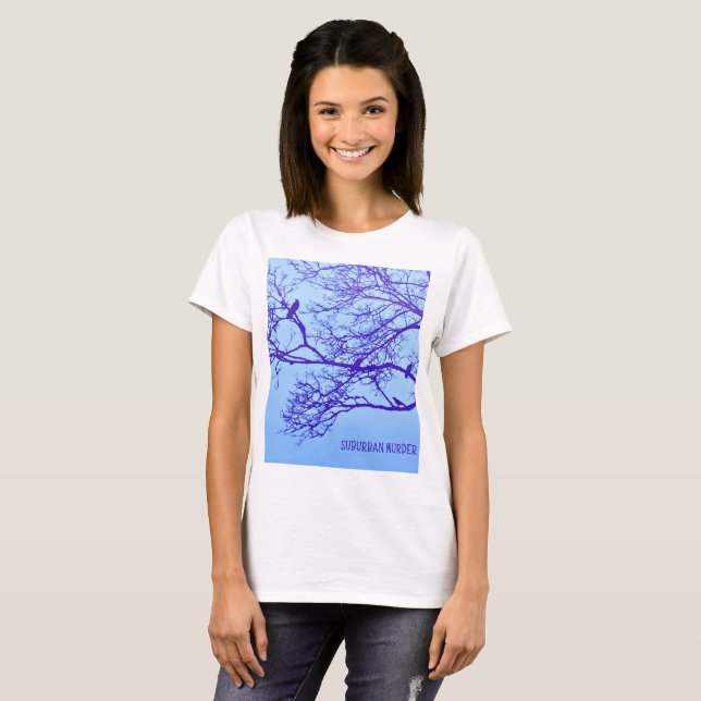 Camiseta de mujeres asesinadas en el suburbano (Anverso completo)