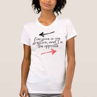 Camiseta de mujeres blancas - Sea lo contrario