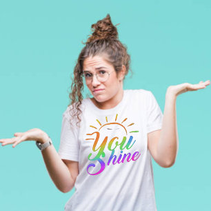Camiseta de mujeres brillantes