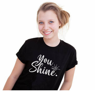 Camiseta de mujeres brillantes