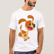 Camiseta de mujeres caninas de dibujos animados