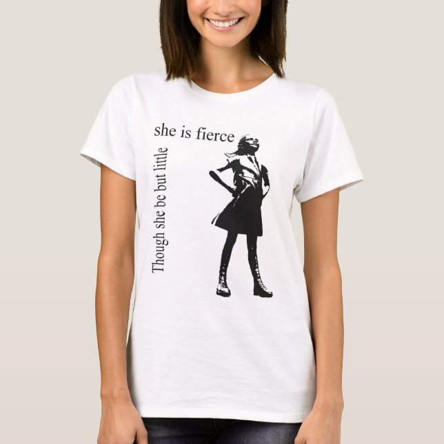 Camiseta de mujeres chicas sin miedo (Anverso)