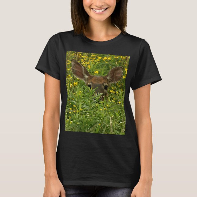 Camiseta de mujeres con flores silvestres (Anverso)