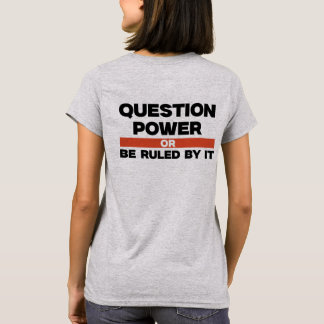 Camiseta de mujeres con poder de interrogación