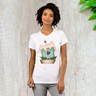 Camiseta de mujeres con velas navidades