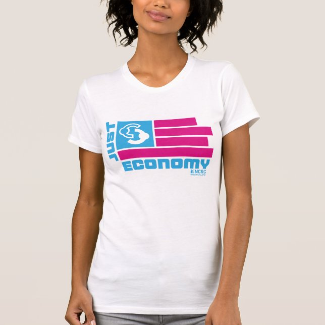 Camiseta de Mujeres de Economía Justa (Anverso)