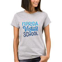 Camiseta de mujeres de escuela virtual de Florida 