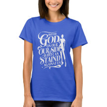 Camiseta de mujeres de fe contemporánea