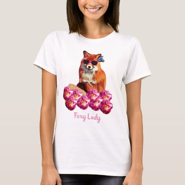 Camiseta de mujeres de Foxy Lady (Anverso)