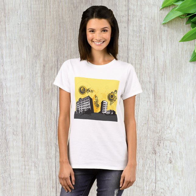 Camiseta de mujeres de la escena urbana (Subido por el creador)