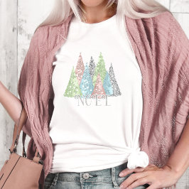 Camiseta de mujeres de la Moda Noel Navidades