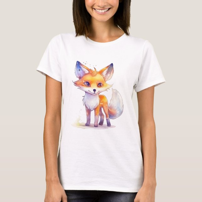 Camiseta de mujeres de la pequeña Fox (Anverso)