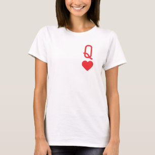 Camiseta de mujeres de la Reina del Corazón