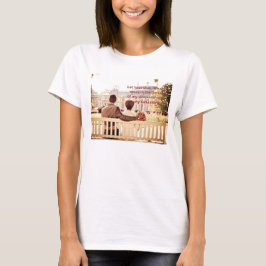 Camiseta de mujeres de pareja de amor