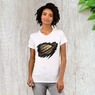 Camiseta de mujeres de Saturno