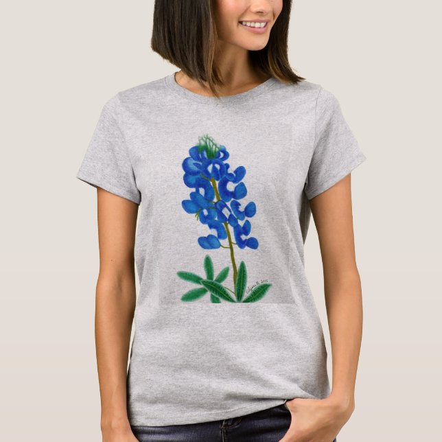 Camiseta de mujeres de Texas Bluebonnet (Anverso)