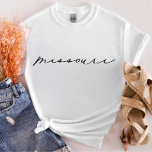 Camiseta de mujeres del estado de Missouri<br><div class="desc">¡Siempre agregamos nuevos diseños a diario!</div>