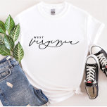 Camiseta de mujeres del estado de Virginia Occiden<br><div class="desc">¡Siempre agregamos nuevos diseños a diario!</div>