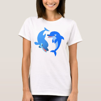 Camiseta de mujeres delfines Personalizados con ju