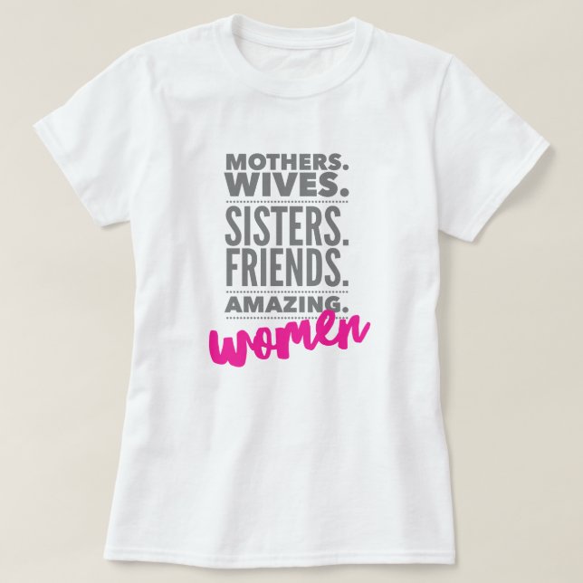 Camiseta de mujeres empoderadas (Diseño del anverso)