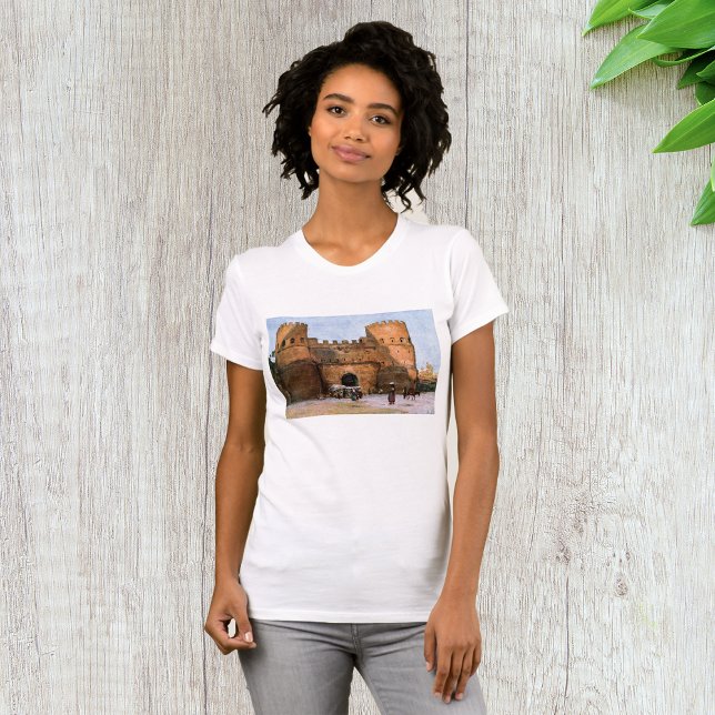 Camiseta de mujeres en el castillo de Roma (Subido por el creador)