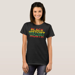 Camiseta de mujeres en el Mes de la Historia Negra