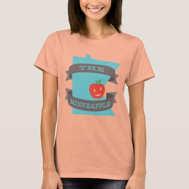 Camiseta de mujeres estatales de Minneapple (Anverso)