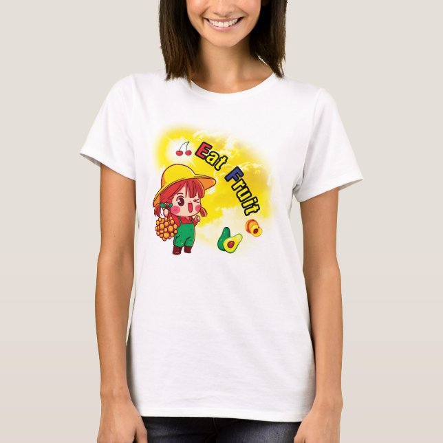 Camiseta de mujeres frutales (Anverso)