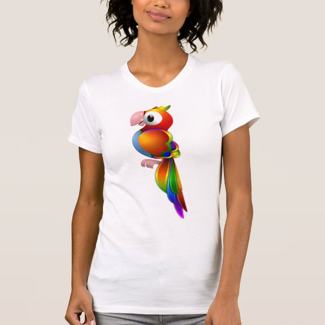 Camiseta de mujeres loro (Anverso)