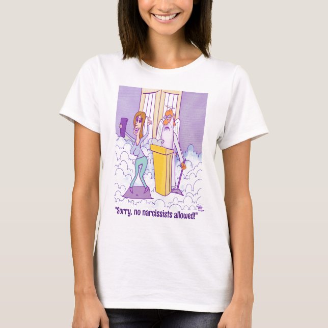 Camiseta de mujeres narcisistas (Anverso)