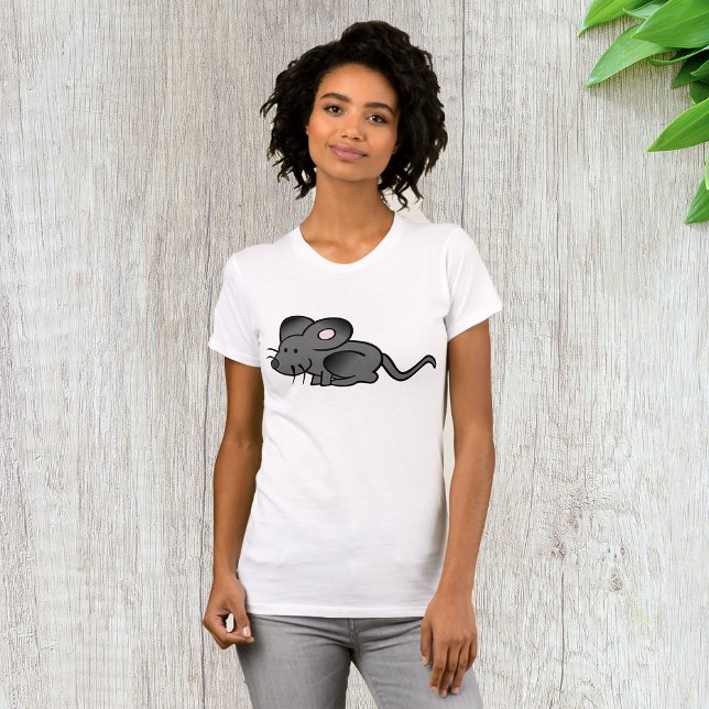 Camiseta de mujeres personalizado Mouse (Subido por el creador)