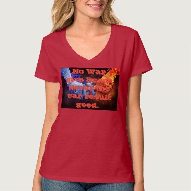 Camiseta de Mujeres por la Paz (Anverso)
