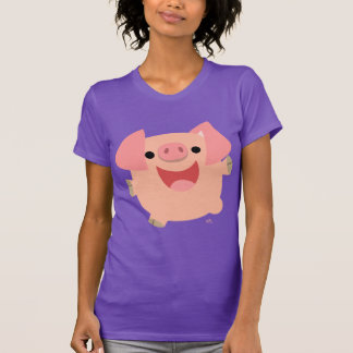 Camiseta de mujeres porcinas Personalizados de cer