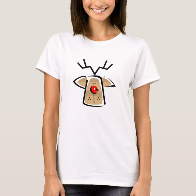 Camiseta de mujeres renas navidades (Anverso)