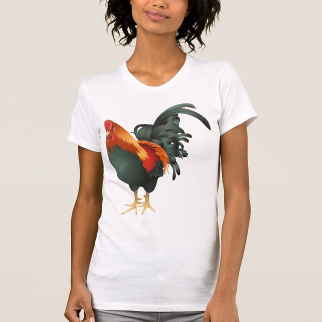 Camiseta De Mujeres Rooster (Anverso)