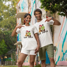 Camiseta de mujeres Soul Mate - Romántica y elegan