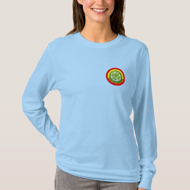 Camiseta de mujeres super afortunadas (Anverso)