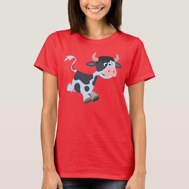 Camiseta de mujeres vacas de Personalizado de foot (Anverso)