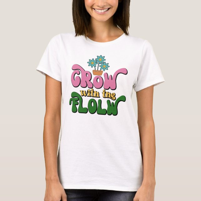 Camiseta de mujeres, vamos con la camiseta de fluj (Anverso)