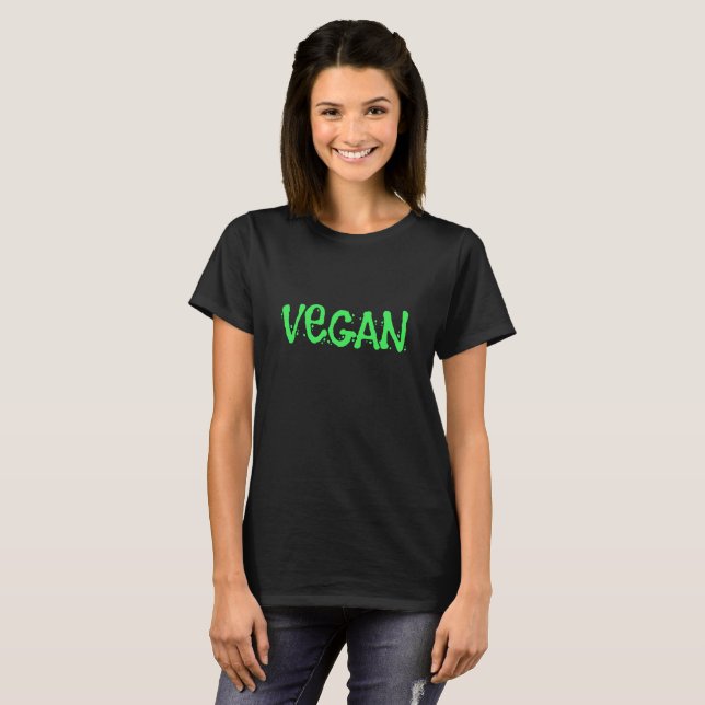 Camiseta de mujeres veganas (Anverso completo)