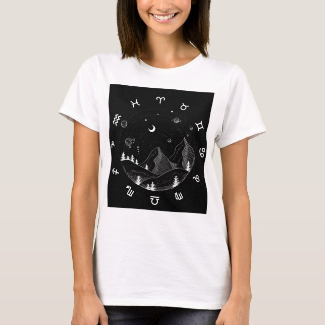 Camiseta de mujeres zodiacas (Anverso)