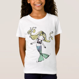 Camiseta de muñeca para niñas de La Sirenita