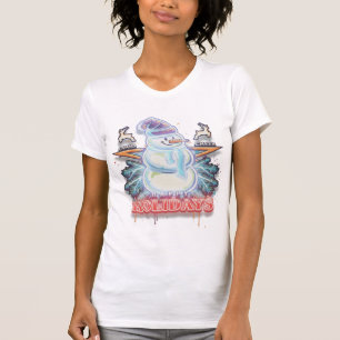 Camiseta de muñeco de nieve de arte callejero Good