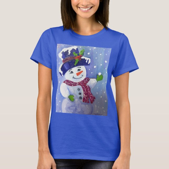 Camiseta de muñecos de nieve de Alaska (Anverso)
