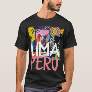 Camiseta de mural de grafiti genial de Lima Perú